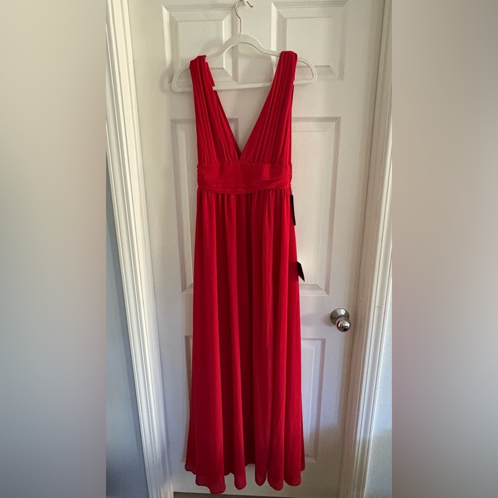 New Lulu's Formal Red Maxi Dress